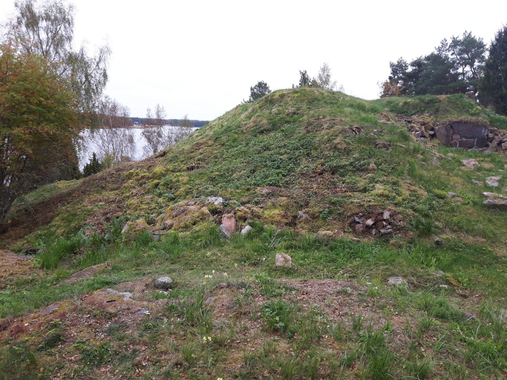 Nu är hela borgruinen fri från sly!